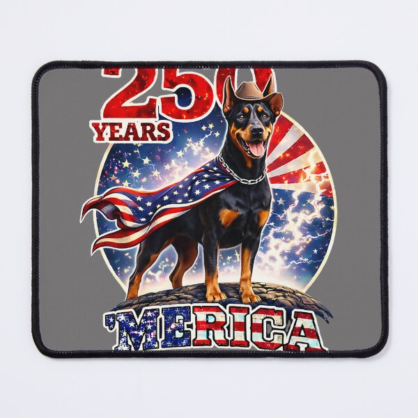 Item preview, 250 Years of Freedom Doberman Pinscher Dog 1776-2026 4th of designed and sold by KristineLi.