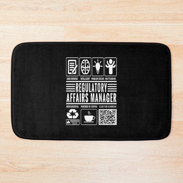 Item preview, Funny Regulatory Affairs Manager Job Description Icons QR Code designed and sold by MerchMaxxing.