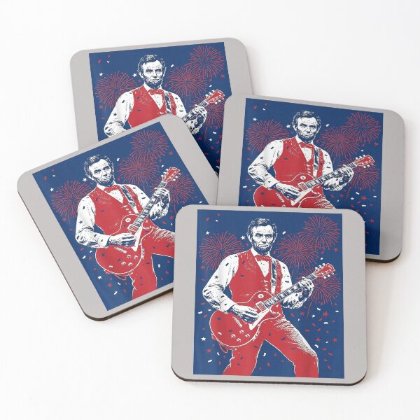 Item preview, Lincoln Playing Guitar Vintage Abraham Lincoln 4th of July designed and sold by mjohnson9.