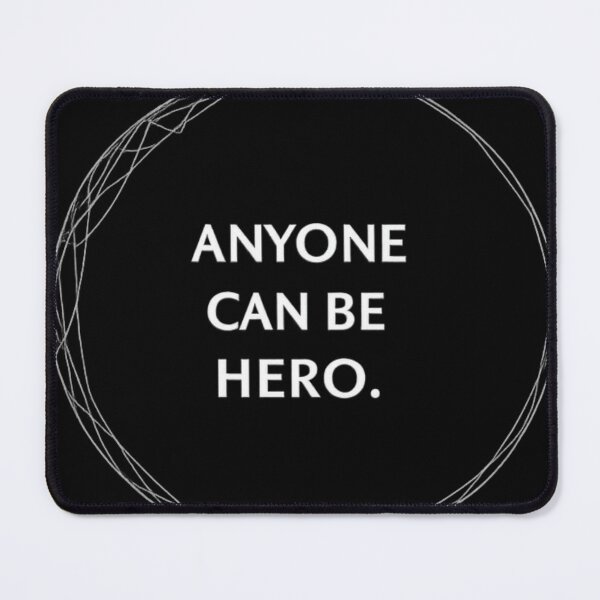 Item preview, Anyone Can Be Hero Quote | Minimalist Inspirational Web Design designed and sold by Art by Debasish.