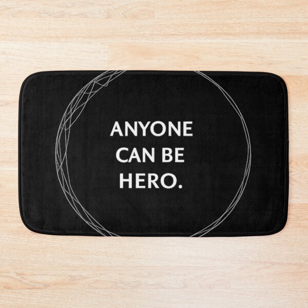 Item preview, Anyone Can Be Hero Quote | Minimalist Inspirational Web Design designed and sold by Art by Debasish.