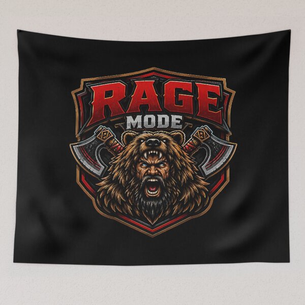 Item preview, Rage Mode Viking Warrior T-Shirt | Berserker Gym Motivation Norse Design designed and sold by R3X .