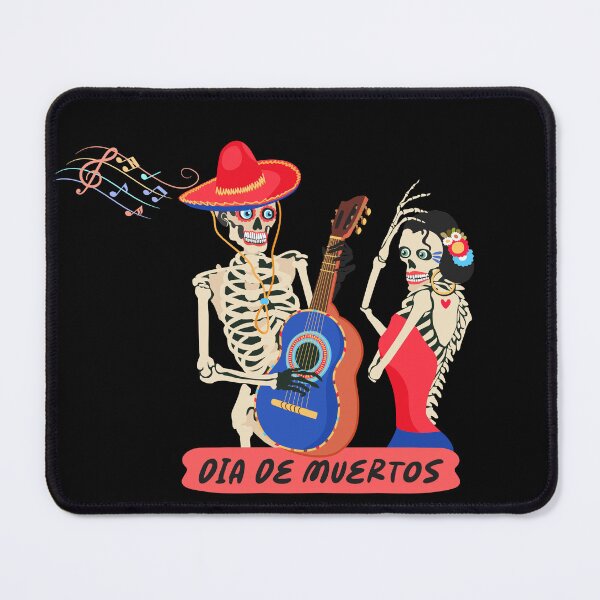 Item preview, Dia De Muertos Skeleton Couple - Traditional Mexican Fiesta Art designed and sold by thazinart.