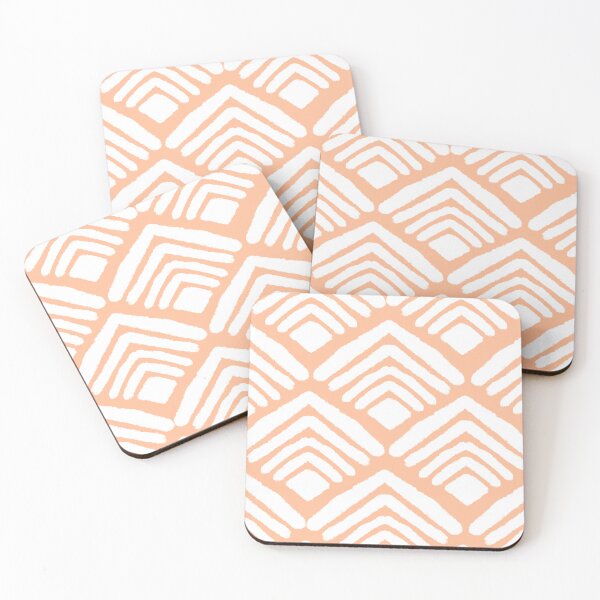 Item preview, Abstract Diamond Pattern Soft Peach designed and sold by Pattern&Pixel.