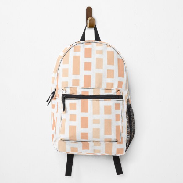 Item preview, Modern Cube Pattern Peach Wall Art designed and sold by Pattern&Pixel.