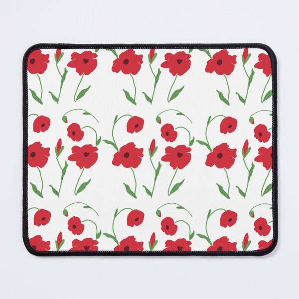 Item preview, Hand-Painted Wild Poppy Floral Pattern designed and sold by Kazewalk.