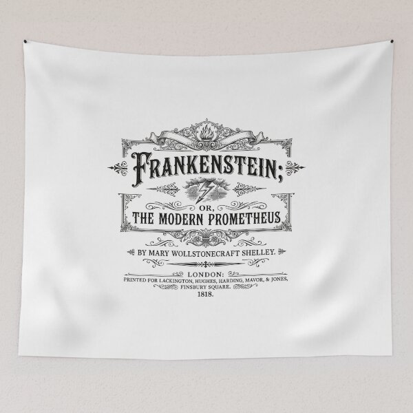 Item preview, Frankenstein or The Modern Prometheus 1818 Gothic Book Cover designed and sold by Fenay Designs.