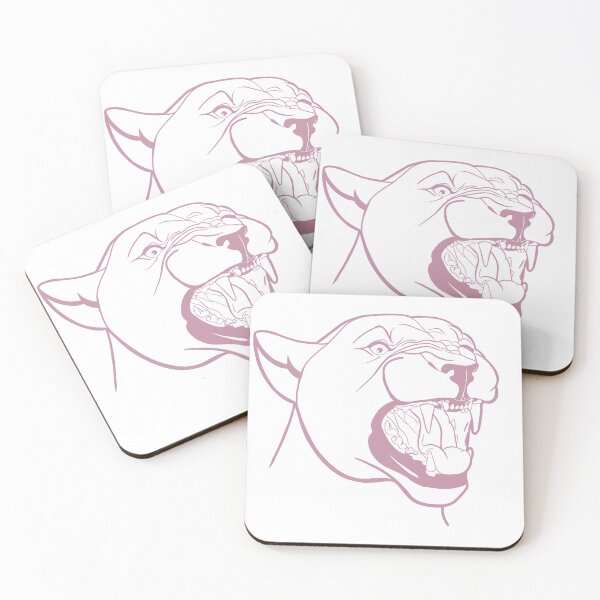 Item preview, Lioness Hissing Portrait Pink designed and sold by Kaytertrib.