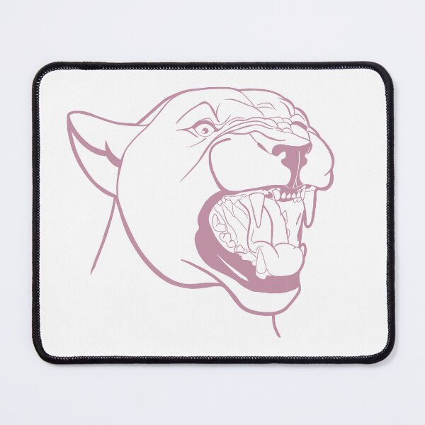 Item preview, Lioness Hissing Portrait Pink designed and sold by Kaytertrib.