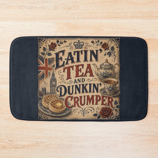 Item preview, Eatin’ Tea and Dunkin’ Crumper designed and sold by ChickenFund.
