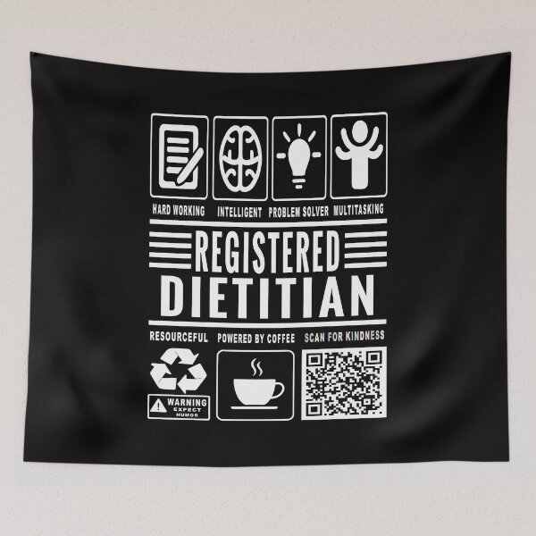 Item preview,  Funny Registered Dietitian Job Description Icons QR Code designed and sold by MerchMaxxing.