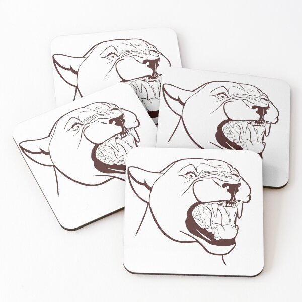 Item preview, Lioness Hissing Portrait Red designed and sold by Kaytertrib.