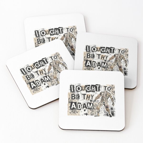 Item preview, I Ought To Be Thy Adam Frankenstein Quote Collage designed and sold by Fenay Designs.