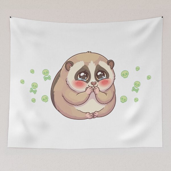 Item preview, Toxic UWU Dangerously Cute Slow Loris designed and sold by Petzzz.