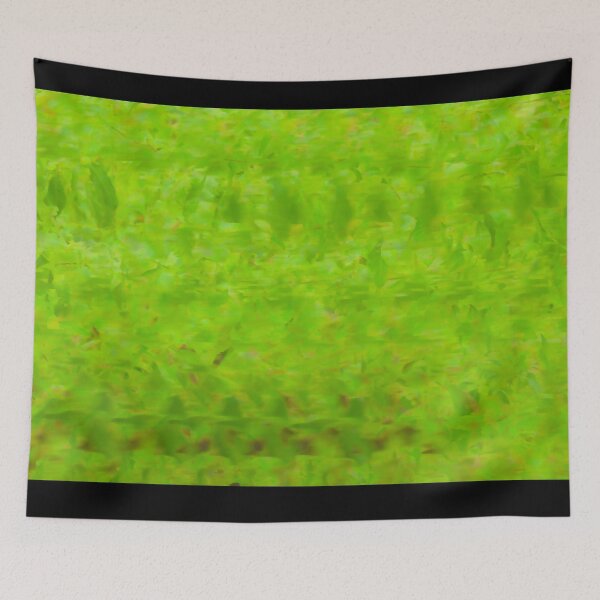 Item preview, A vibrant green field of textured leaves where the multiple exposures create a rhythmic, repeating pattern across the frame. designed and sold by AbulailArt.