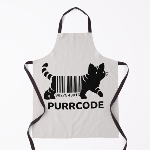Item preview, Purrcode Funny Barcode Cat Black Striped Cat Design designed and sold by Skryp-art.