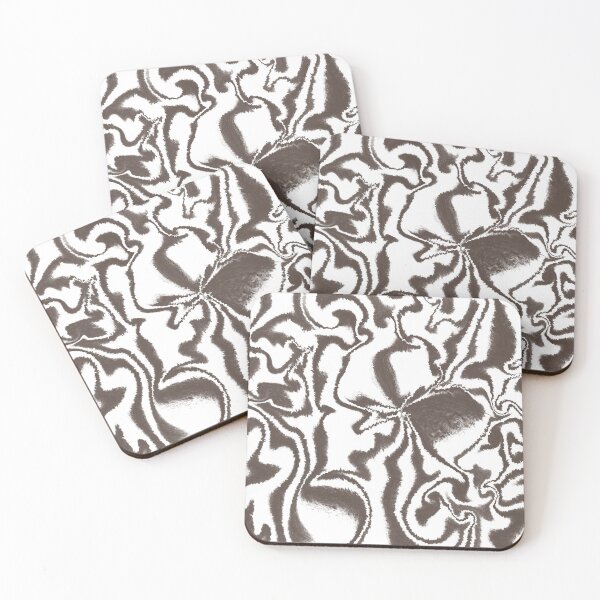 Item preview, Monochrome Fluid Abstract Marble Pattern designed and sold by Barelythere2324.