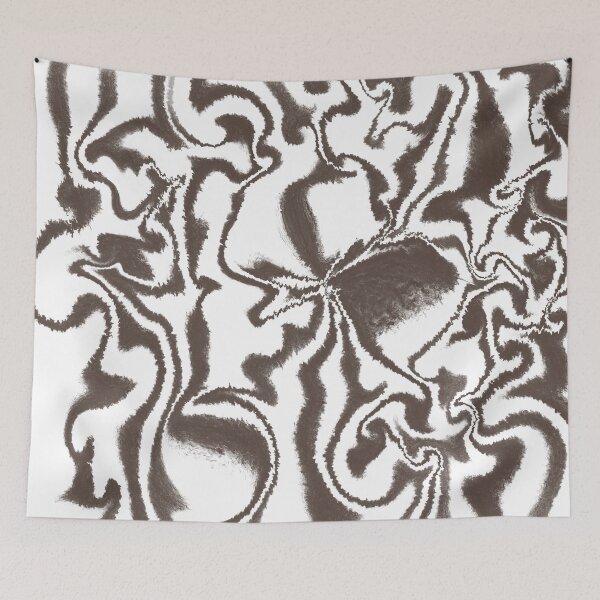 Item preview, Monochrome Fluid Abstract Marble Pattern designed and sold by Barelythere2324.