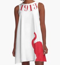 Der Kragen von 1913 von HeavenNezCree A-Linien Kleid