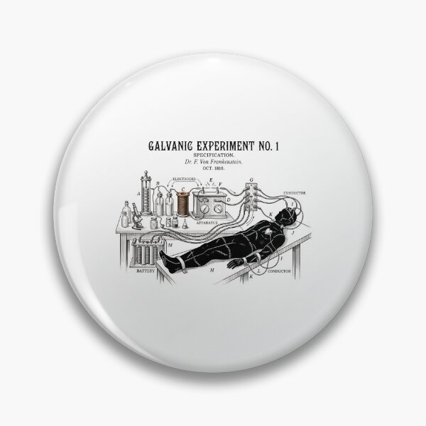 Item preview, Galvanic Experiment No 1 Frankenstein Laboratory Diagram designed and sold by Fenay Designs.