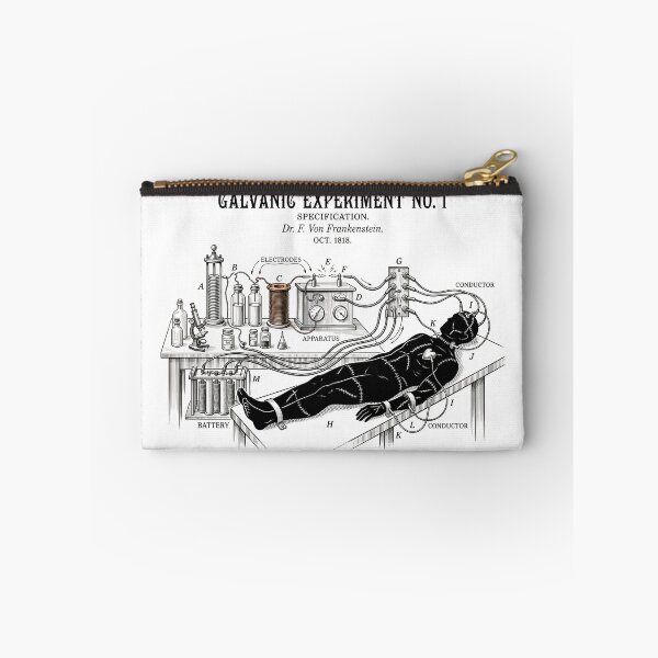 Item preview, Galvanic Experiment No 1 Frankenstein Laboratory Diagram designed and sold by Fenay Designs.