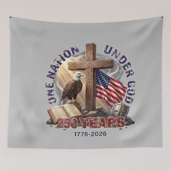 Item preview, One Nation Under God 250 Years 1776-2026 4th of July designed and sold by mjohnson9.