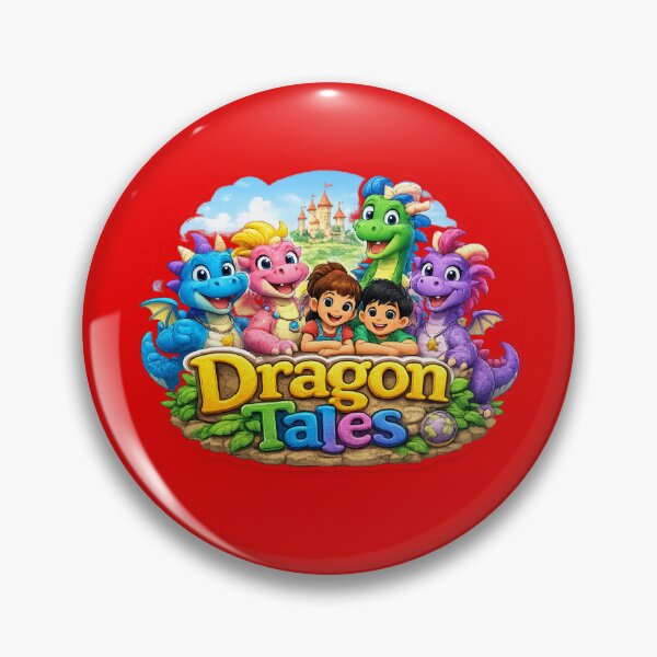 Item preview, Cute Dragon Tales Fantasy Cartoon Sticker designed and sold by 1/2 Stickers.