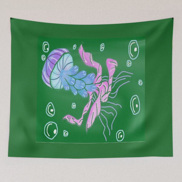 Item preview, Chalk jellyfish designed and sold by Sleekfox02356.