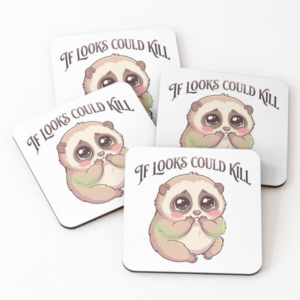 Item preview, If Looks Could Kill Funny Venomous Slow Loris designed and sold by Petzzz.