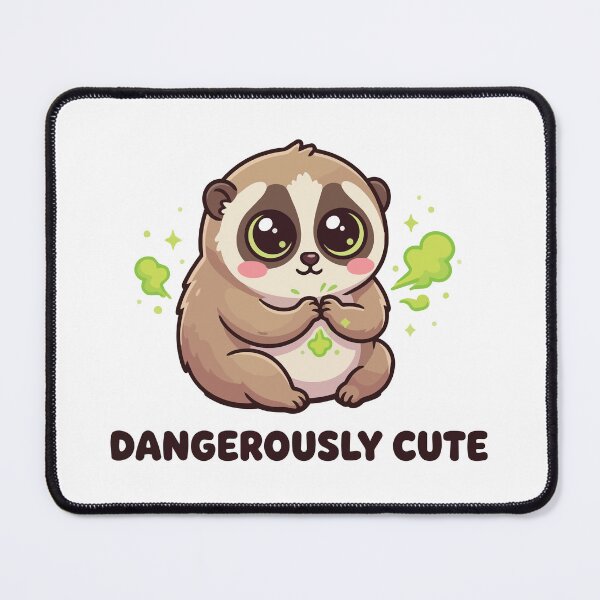 Item preview, Dangerously Cute Venomous Elbows Slow Loris designed and sold by Petzzz.