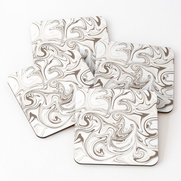 Item preview, Neutral Beige Marble Swirl Abstract Art designed and sold by Barelythere2324.