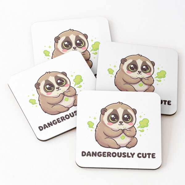 Item preview, Dangerously Cute Venomous Elbows Slow Loris designed and sold by Petzzz.