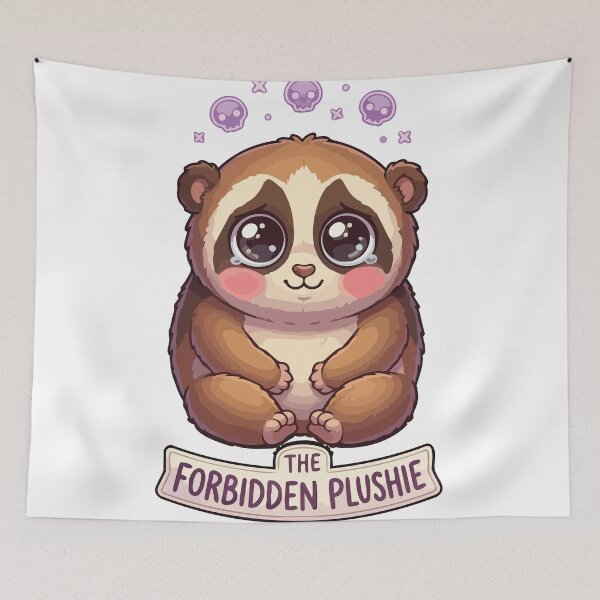 Item preview, The Forbidden Plushie Cute Toxic Slow Loris designed and sold by Petzzz.