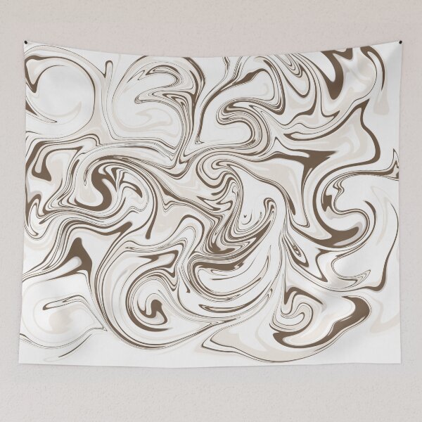 Item preview, Neutral Beige Marble Swirl Abstract Art designed and sold by Barelythere2324.