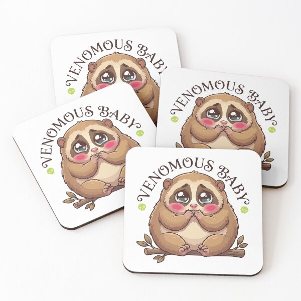 Item preview, Venomous Baby Kawaii Slow Loris Meme designed and sold by Petzzz.