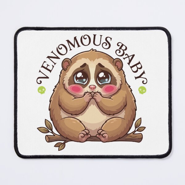 Item preview, Venomous Baby Kawaii Slow Loris Meme designed and sold by Petzzz.