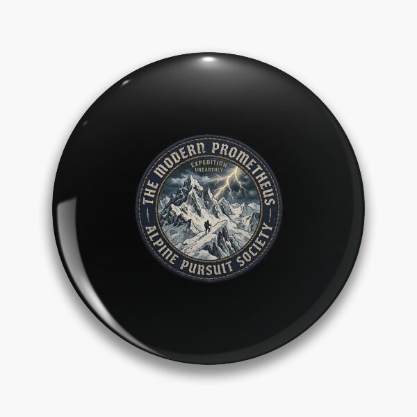 Item preview, The Modern Prometheus Alpine Pursuit Society Expedition Patch designed and sold by Fenay Designs.