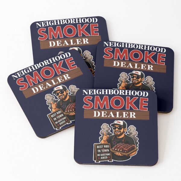Item preview, Neighborhood Smoke Dealer Funny BBQ Shirt designed and sold by PINK FREE.