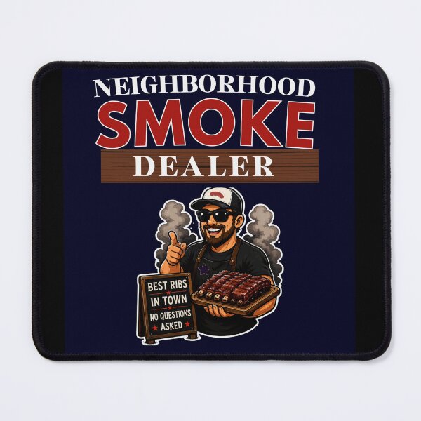 Item preview, Neighborhood Smoke Dealer Funny BBQ Shirt designed and sold by PINK FREE.