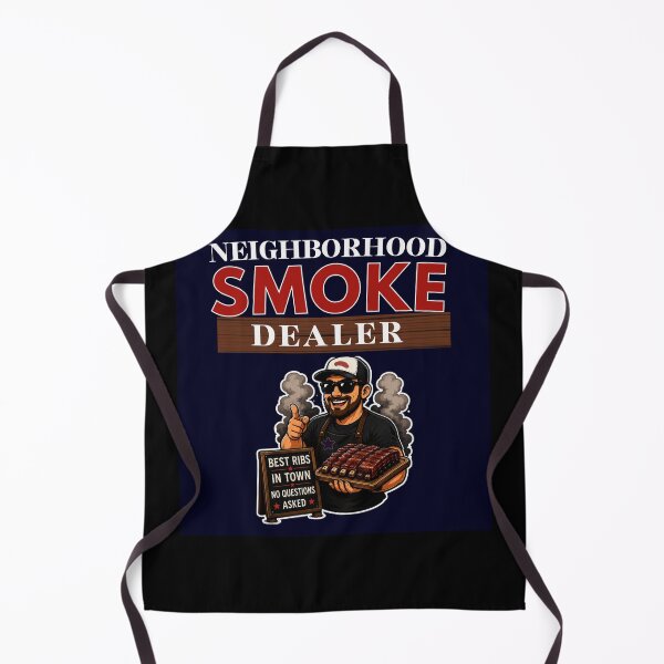 Item preview, Neighborhood Smoke Dealer Funny BBQ Shirt designed and sold by PINK FREE.
