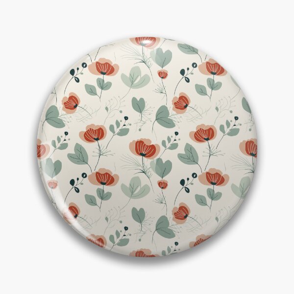 Item preview,  Earthy Neutral Boho Floral Pattern designed and sold by PetalandPixal.
