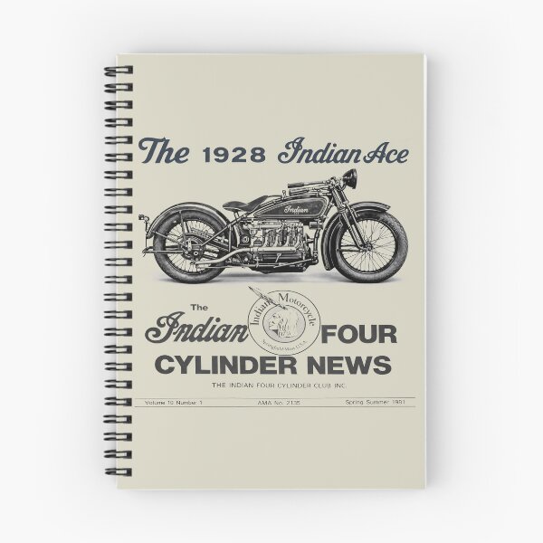 Item preview, 1928 Indian Ace Four Cylinder Vintage Motorcycle Ad Style INDNMTRCYCL designed and sold by EdGraphy.