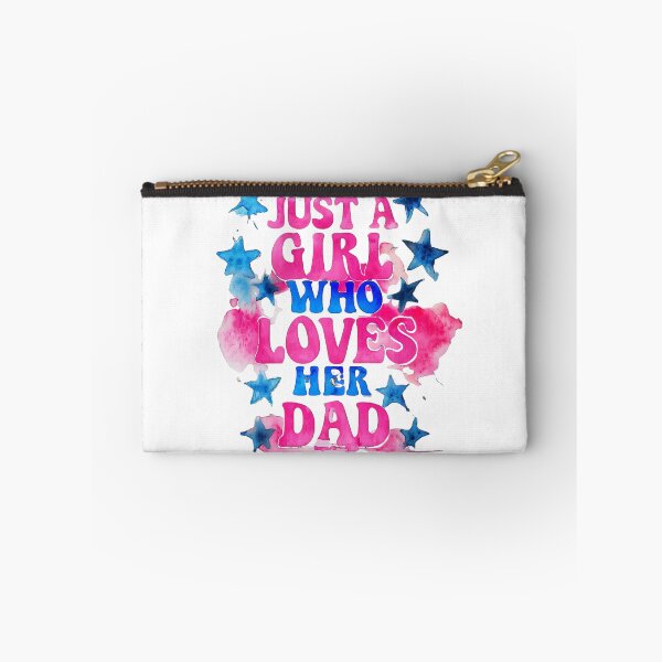 Artikelvorschau, Einfach ein Mädchen, das ihren Vater liebt – Retro-Aquarell-Typografie entworfen und verkauft von ArtisticDesignsbyLinda.