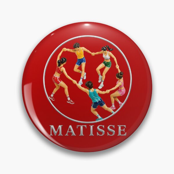 Artikelvorschau, Matisse Tanzkreis Silbernes Emblem entworfen und verkauft von Unreasonableart.