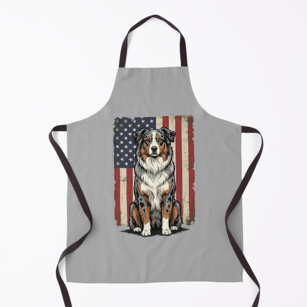 Item preview, Australian Shepherd USA Flag 4th Of July designed and sold by ArleneRowe.