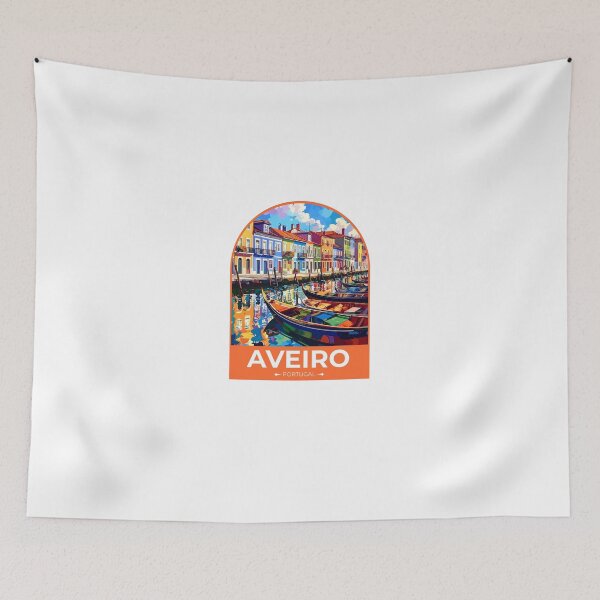 Item preview, Aveiro Portugal Travel Sticker designed and sold by TulipaGraphics.
