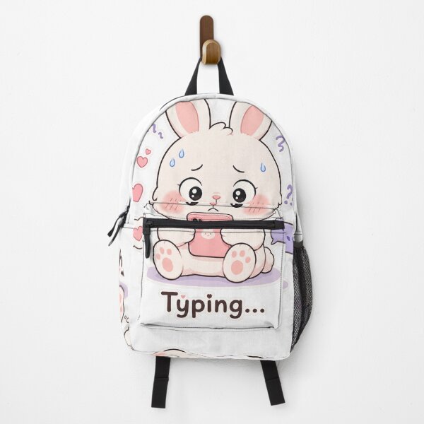 Item preview, Cute Bunny Waiting For Reply Anxiety Mood designed and sold by Sadia  Jannat.