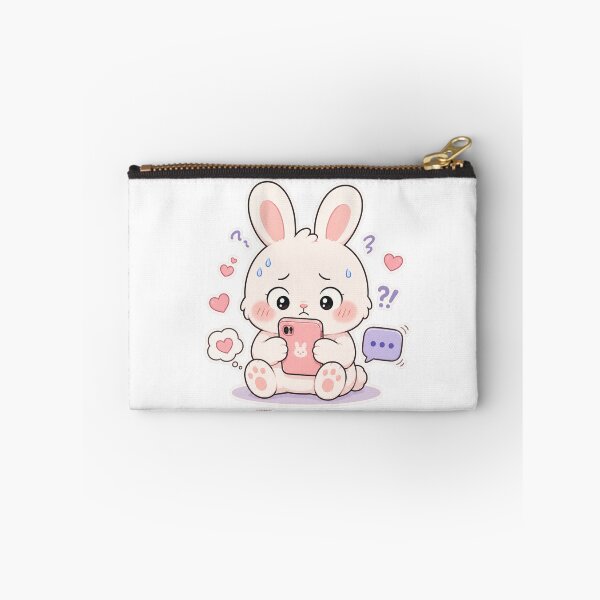 Item preview, Cute Bunny Waiting For Reply Anxiety Mood designed and sold by Sadia  Jannat.