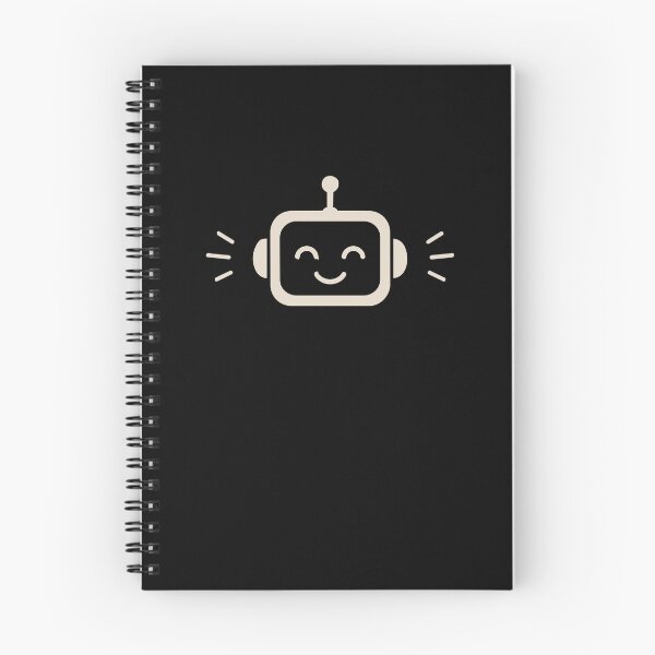 Item preview, Happy Smiling Robot Face AI Bot Icon designed and sold by AntiqueImages.