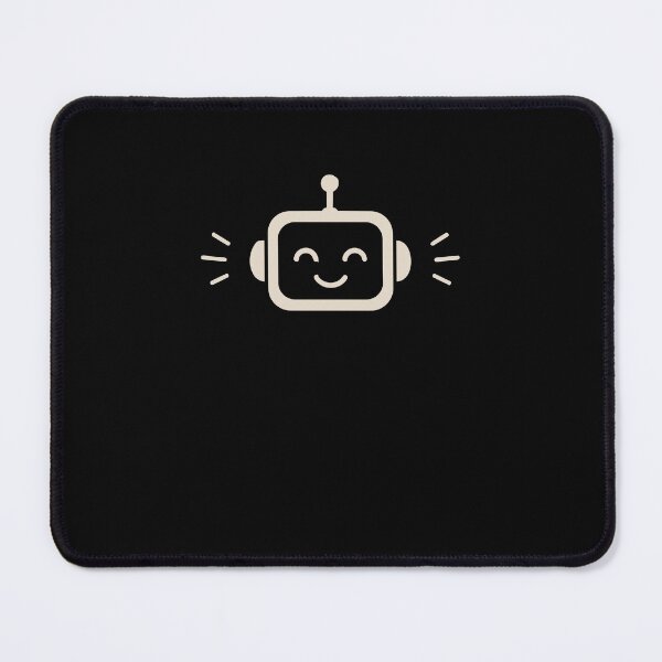 Item preview, Happy Smiling Robot Face AI Bot Icon designed and sold by AntiqueImages.